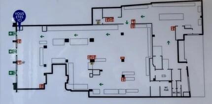 Retail in Nice for lease Site Plan- Image 2 of 2