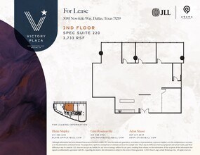 3030 Nowitzki Way, Dallas, TX à louer Plan d’étage- Image 1 de 16