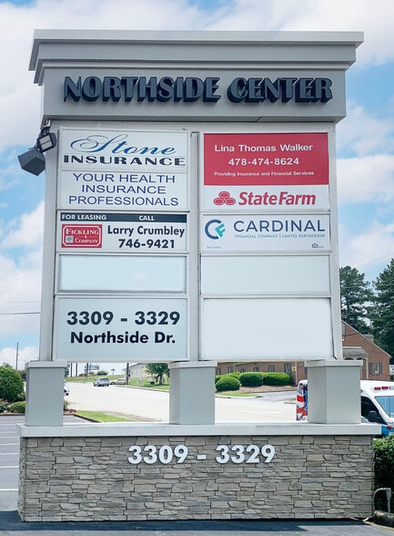 3309-3329 Northside Dr, Macon-Bibb, GA for lease - Building Photo - Image 2 of 5
