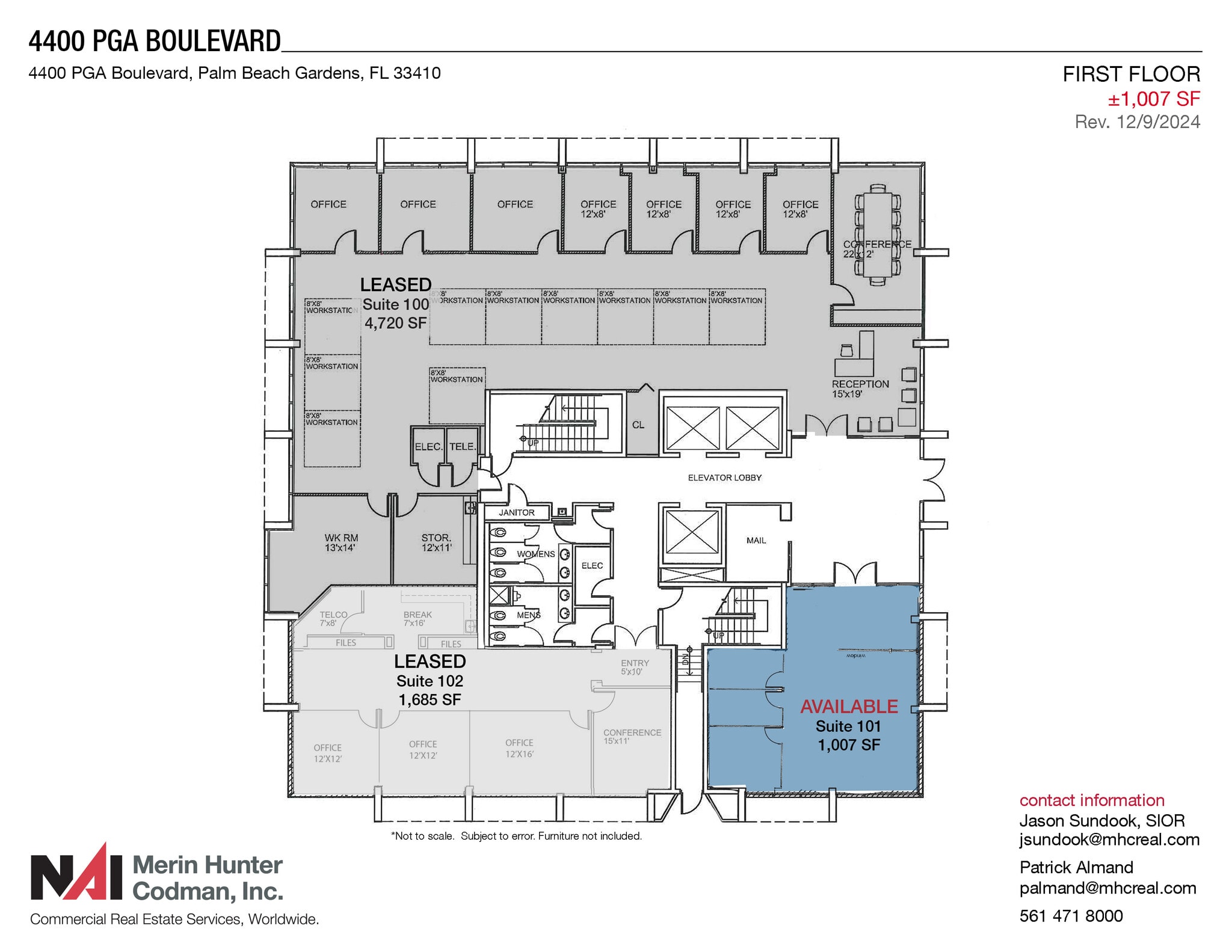 4400 Pga Blvd, Palm Beach Gardens, FL for lease Floor Plan- Image 1 of 6