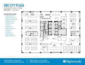 421 Fayetteville St, Raleigh, NC for lease Floor Plan- Image 2 of 2
