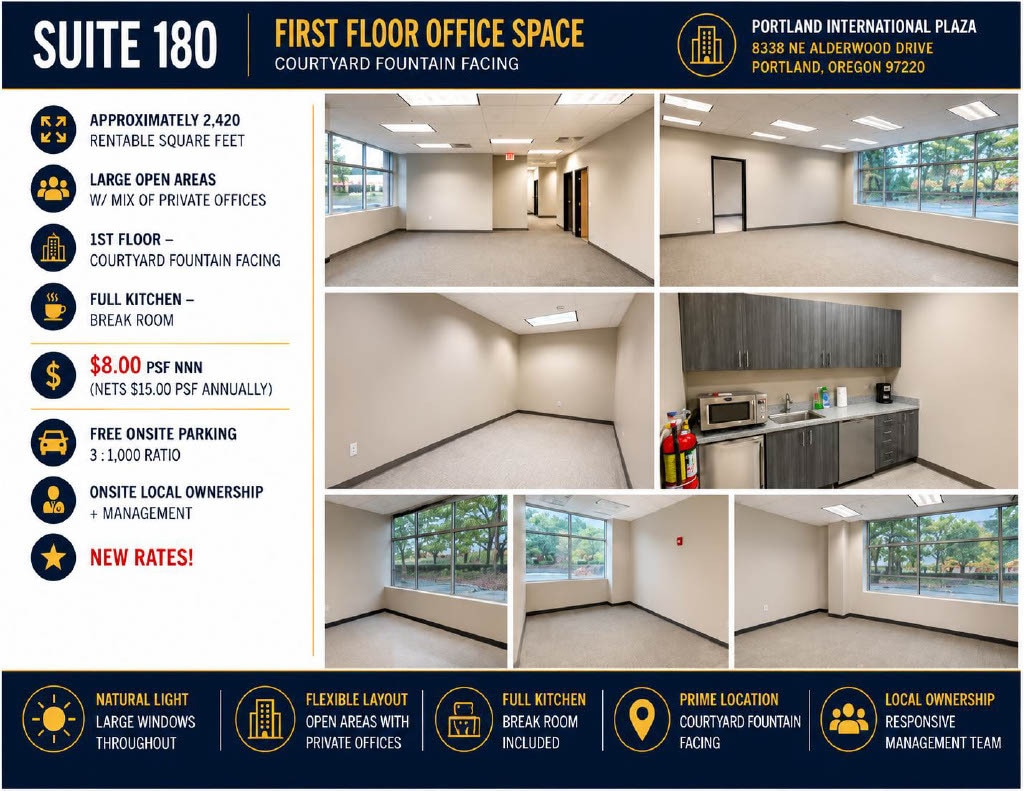 8338 NE Alderwood Rd, Portland, OR for lease Interior Photo- Image 1 of 1