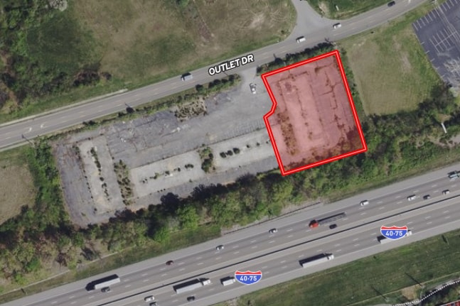 Outlet Drive, Knoxville, TN for sale - Aerial - Image 2 of 4