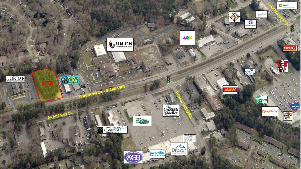 7596 Woodrow St, Irmo, SC à vendre - Aérien - Image 2 de 2