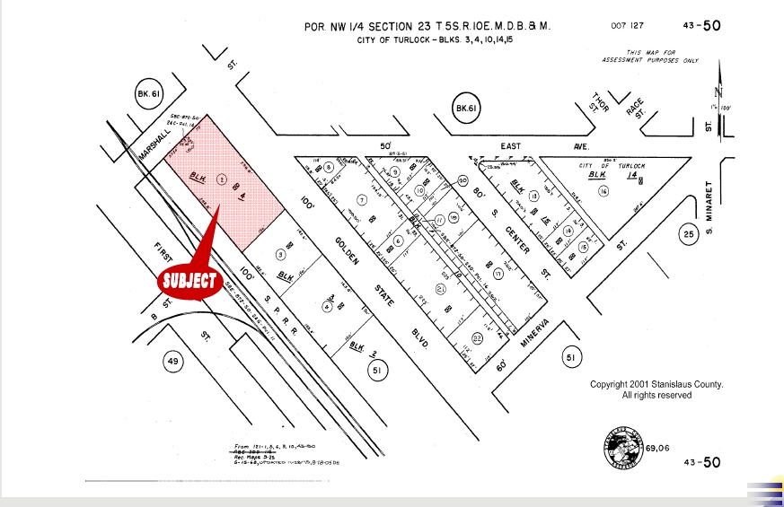 335-377 S Golden State Blvd, Turlock, CA à louer - Plan cadastral - Image 2 de 14