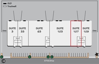 101-109 S 57th Dr, Phoenix, AZ for lease Site Plan- Image 1 of 1