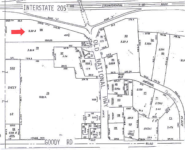 4979 Old National Hwy, Atlanta, GA à vendre - Plan cadastral - Image 3 de 7