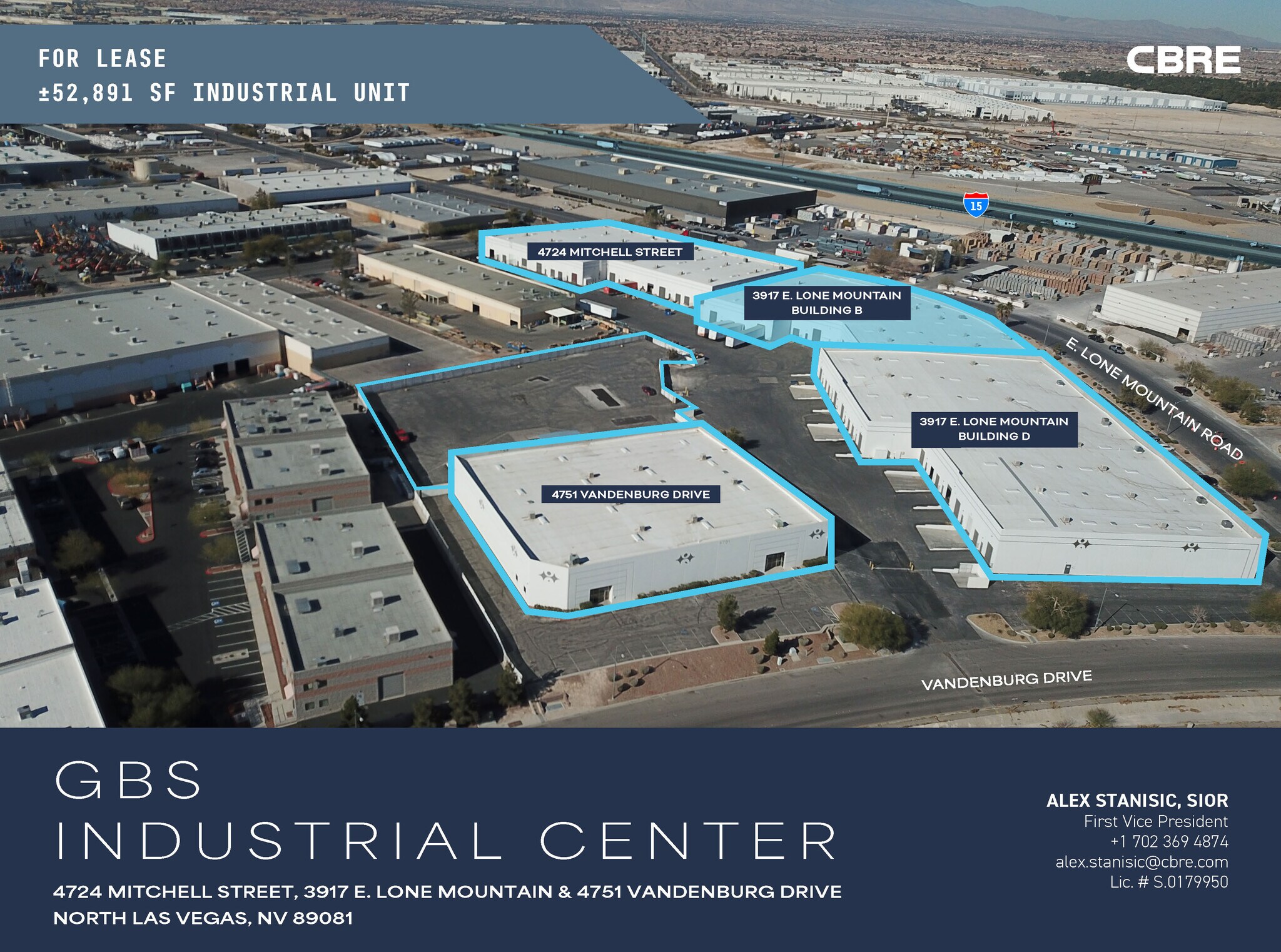 3917 E Lone Mountain Rd, North Las Vegas, NV for lease Aerial- Image 1 of 3