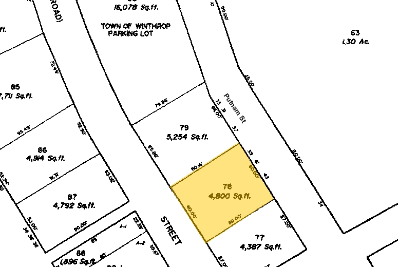 39-43 Putnam St, Winthrop, MA for lease - Plat Map - Image 2 of 4