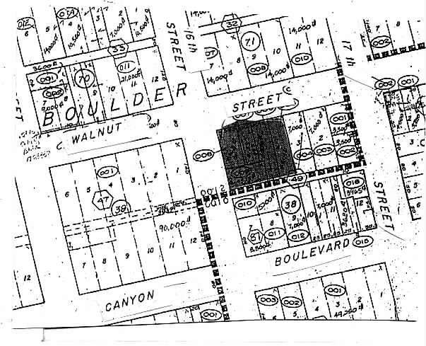 1602-1620 Walnut St, Boulder, CO à vendre - Plan cadastral - Image 2 de 20