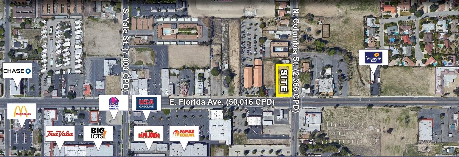 E Florida & Columbia St, Hemet, CA à vendre Photo du bâtiment- Image 1 de 3