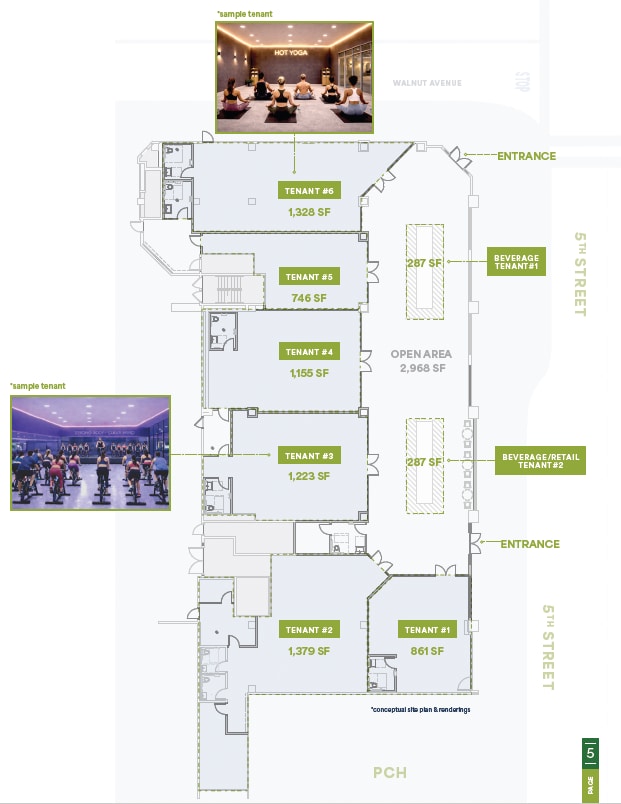 5th St, Huntington Beach, CA à louer Plan d’étage- Image 1 de 1