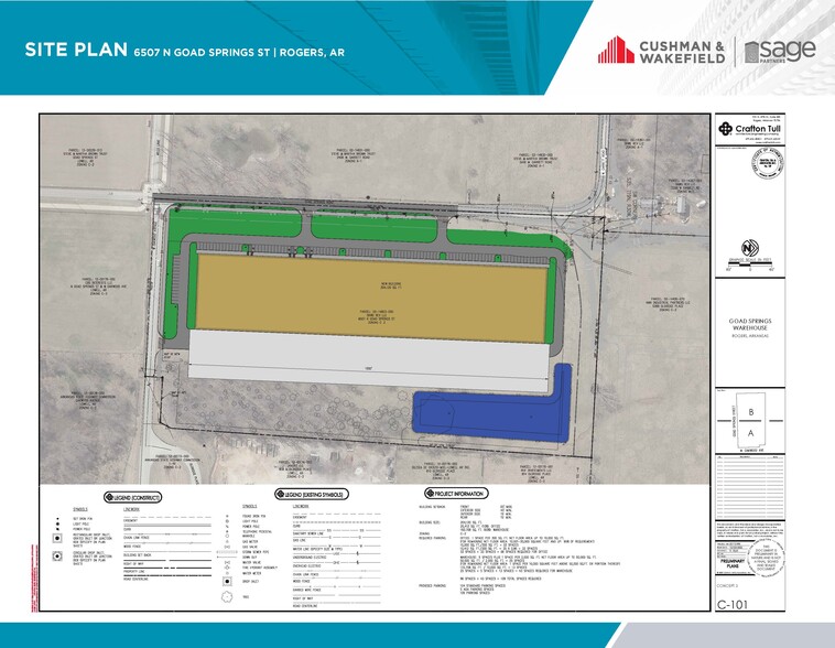 6507 N Goad Springs St, Rogers, AR à louer - Plan de site - Image 2 de 3