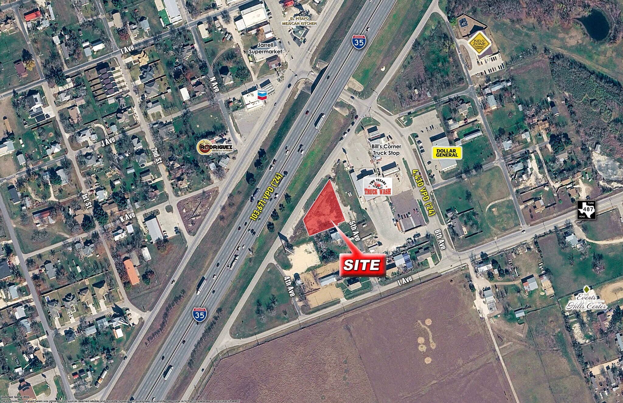 200 S 5th St, Jarrell, TX à vendre Photo principale- Image 1 de 4