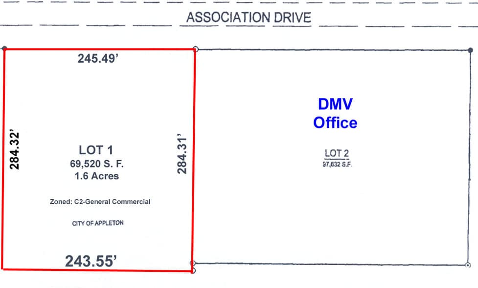 Association Dr, Appleton, WI à vendre - Photo du bâtiment - Image 2 de 3