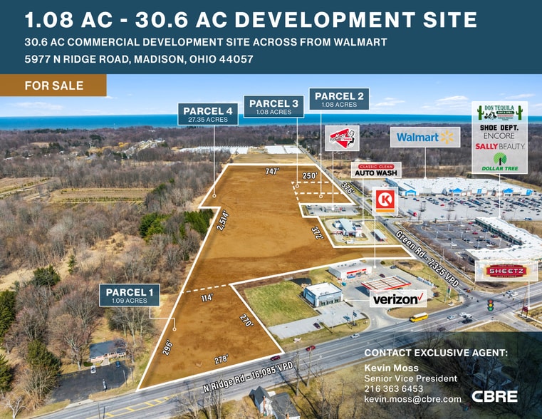 N Ridge Rd, Madison, OH à vendre - Aérien - Image 1 de 5