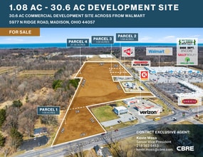 N Ridge Rd, Madison, OH - AERIAL  map view - Image1