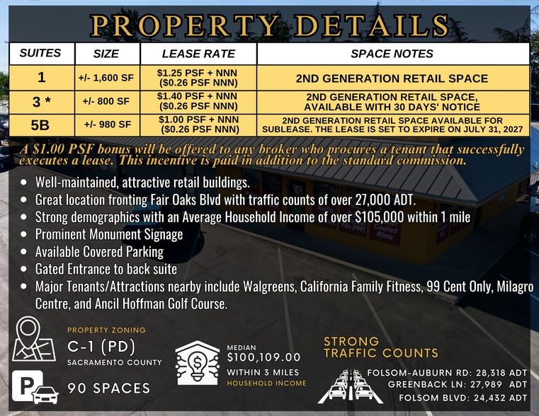 5925 Fair Oaks Blvd, Carmichael, CA for lease - Building Photo - Image 2 of 16