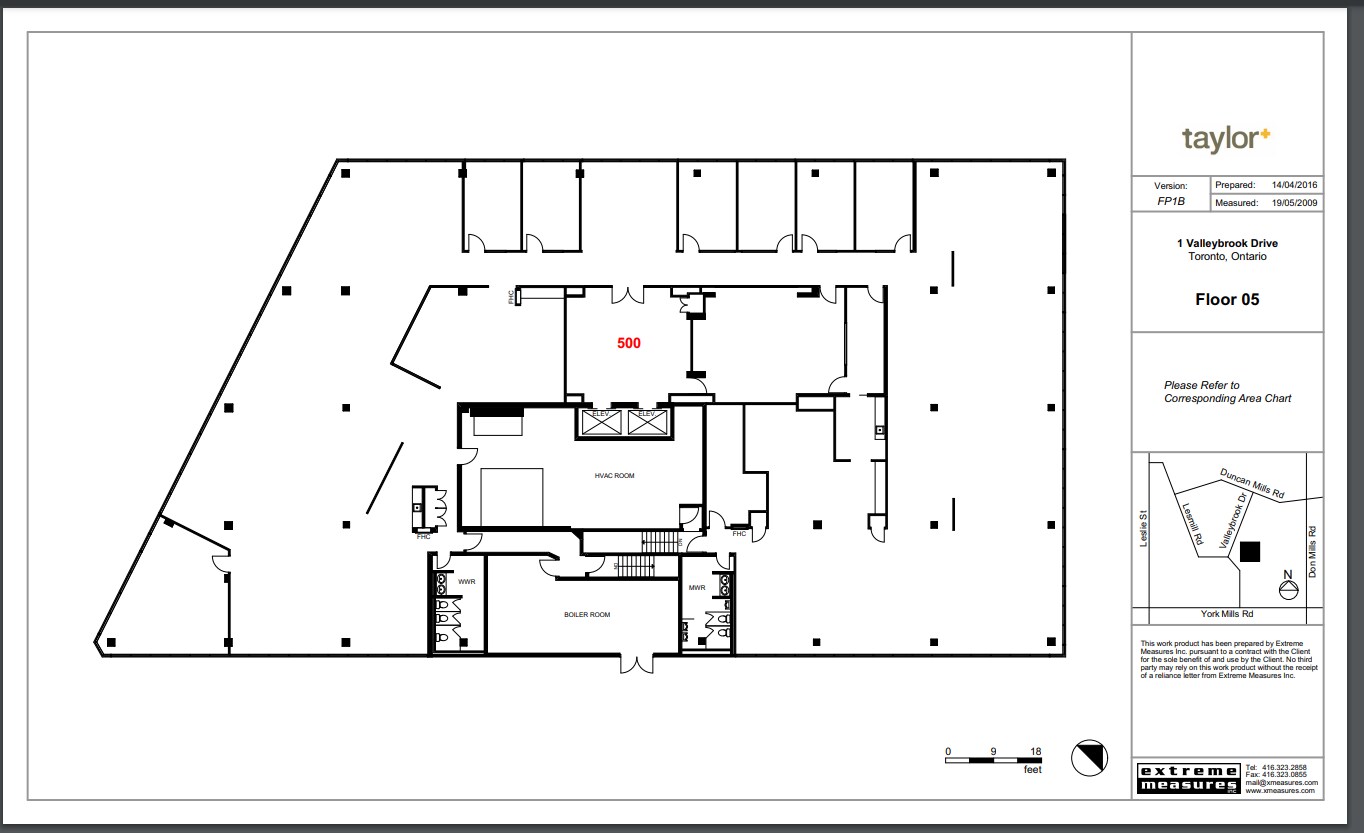 1 Valleybrook Dr, Toronto, ON for lease Floor Plan- Image 1 of 1