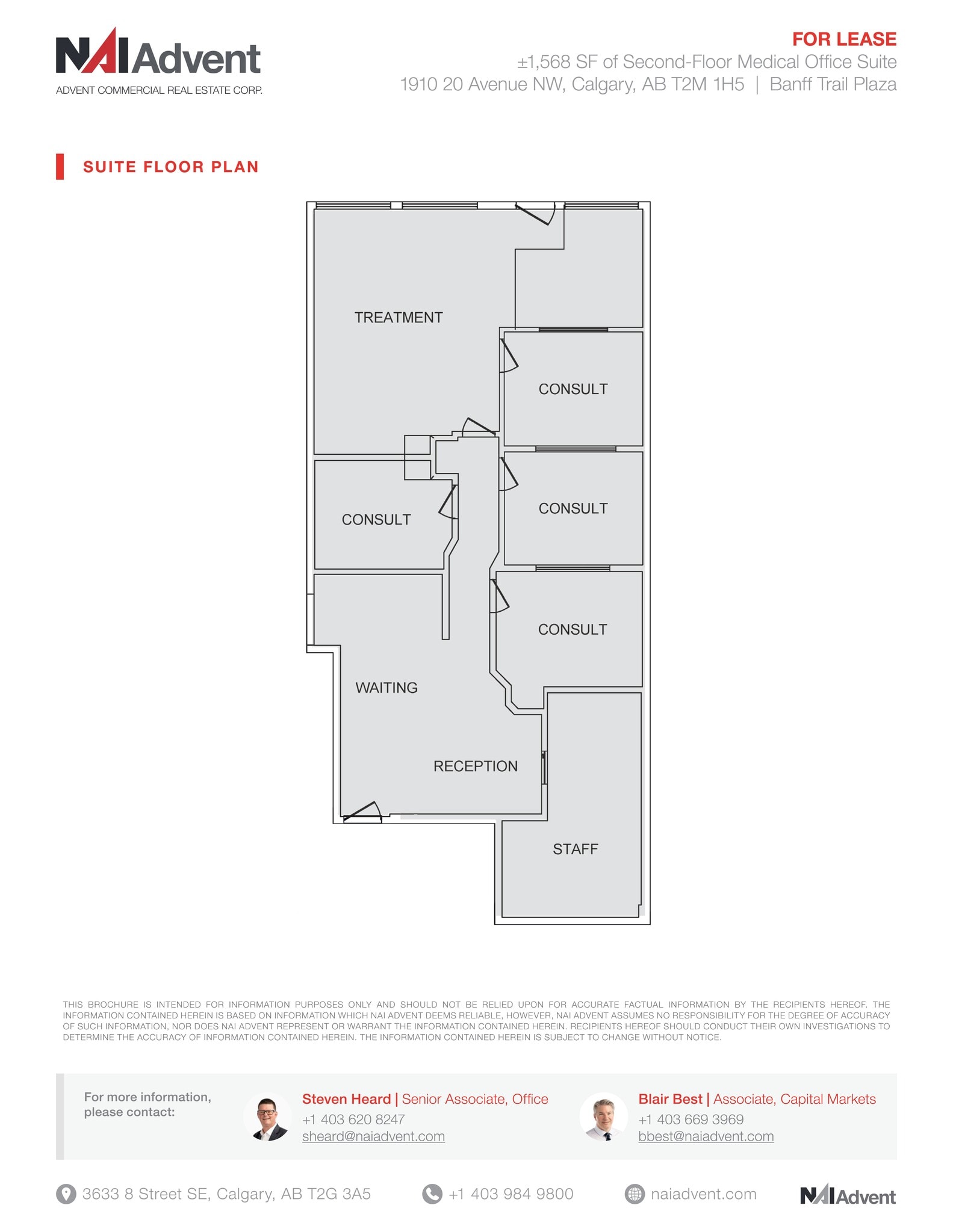 1910 20th Ave NW, Calgary, AB à louer Plan de site- Image 1 de 1