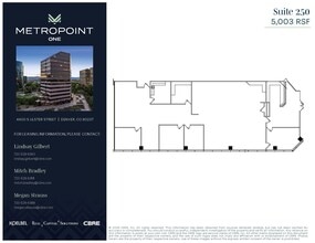 4600 S Ulster St, Denver, CO à louer Plan d’étage- Image 1 de 1