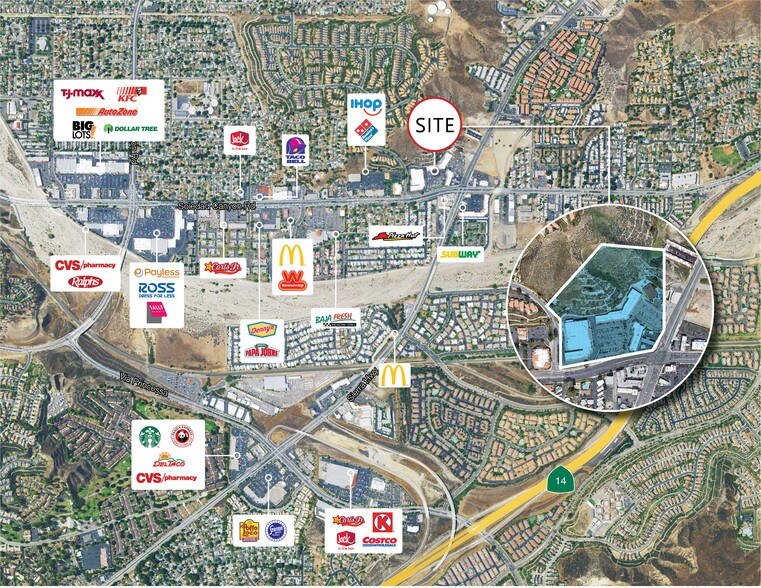 18505-18571 Soledad Canyon Rd, Canyon Country, CA à louer - Photo du bâtiment - Image 3 de 7