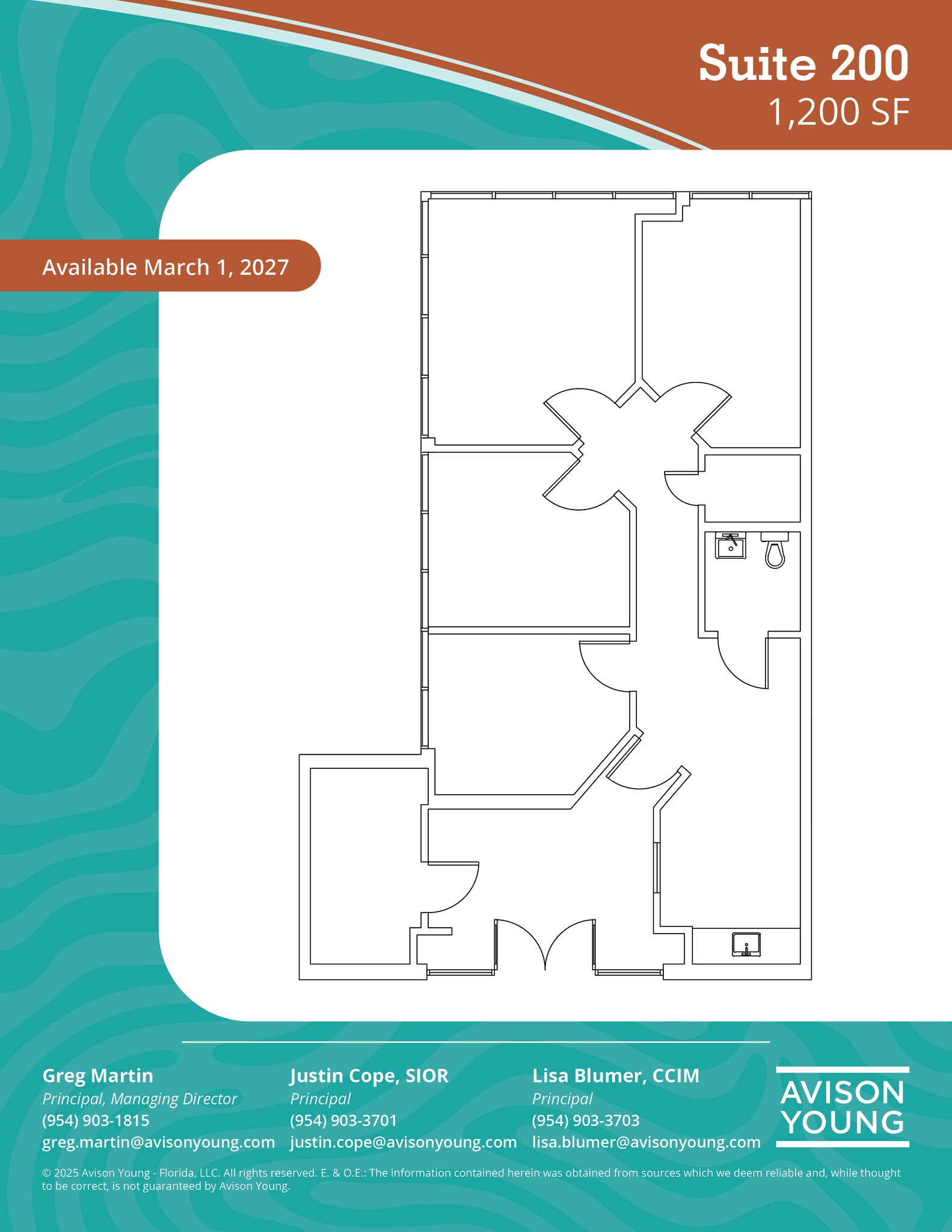 1625 N Commerce Pky, Weston, FL for lease Floor Plan- Image 1 of 1