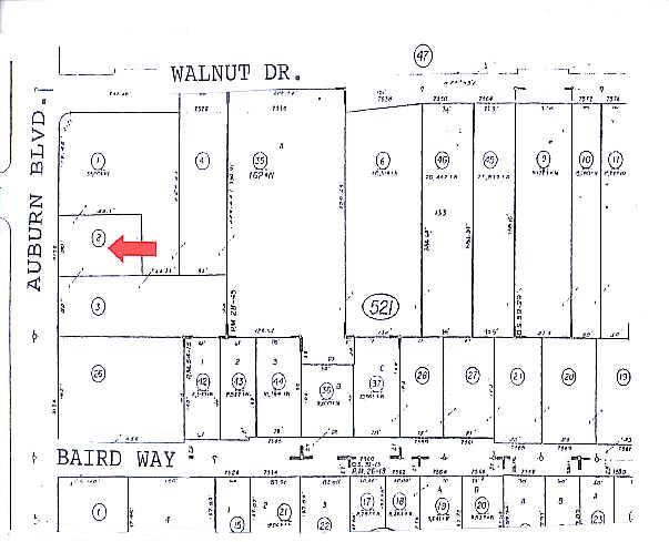 8136 Auburn Blvd, Citrus Heights, CA à vendre - Plan cadastral - Image 2 de 8