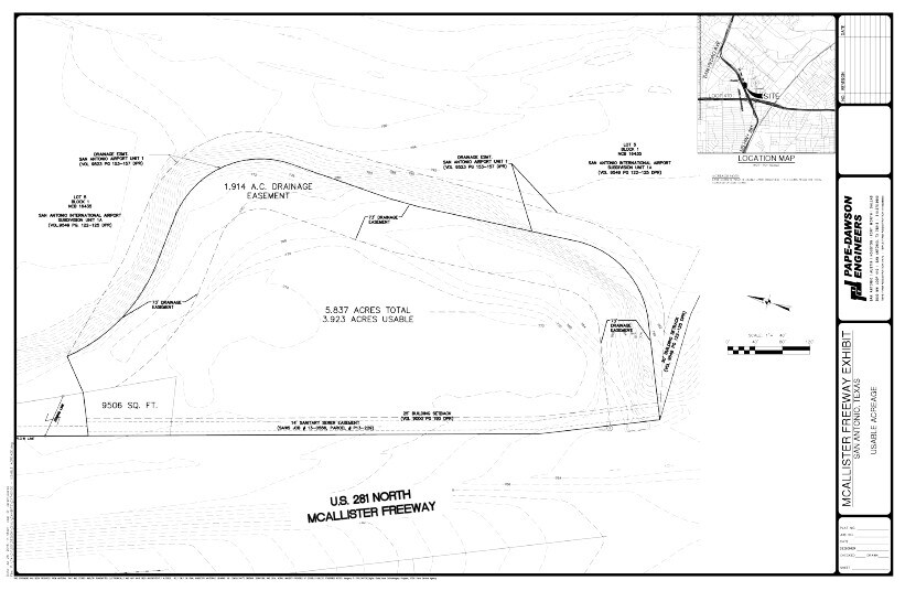 Hwy 281 N & Terminal Dr, San Antonio, TX à vendre - Plan cadastral - Image 3 de 3