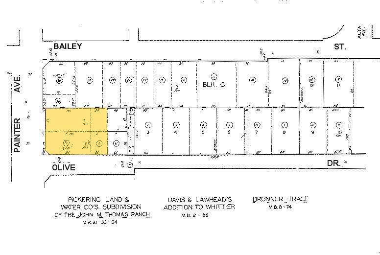 6710 Painter Ave, Whittier, CA à vendre - Plan cadastral - Image 2 de 2