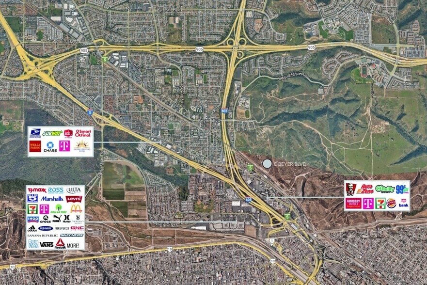 E Beyer Blvd, San Ysidro, CA for sale - Aerial - Image 3 of 6