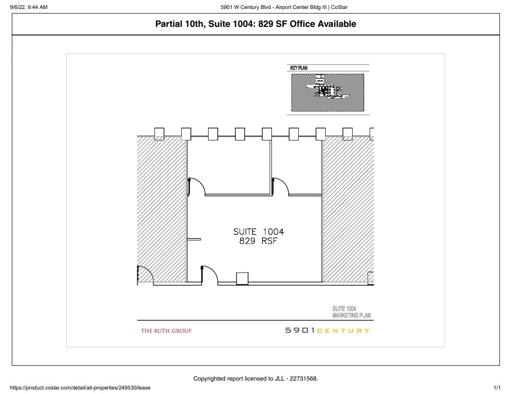 5901 W Century Blvd, Los Angeles, CA for sale Floor Plan- Image 1 of 1