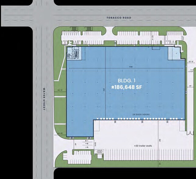 23682 Water St, Perris, CA à louer - Plan de site - Image 2 de 2