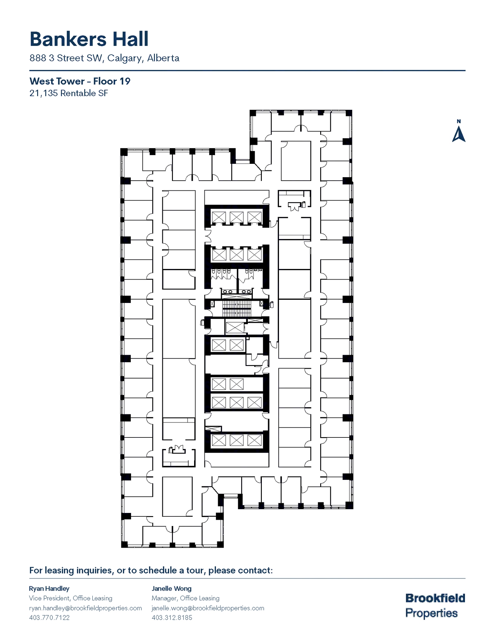 888 3rd St SW, Calgary, AB for lease Floor Plan- Image 1 of 1