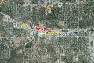 2424 W Pioneer Pky, Pantego, TX - AERIAL  map view