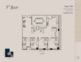 607 14th St NW, Washington, DC à louer Plan d’étage- Image 2 de 2