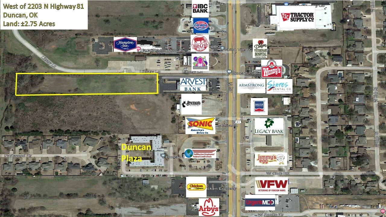 2203 N Highway 81, Duncan, OK à vendre Photo du bâtiment- Image 1 de 3