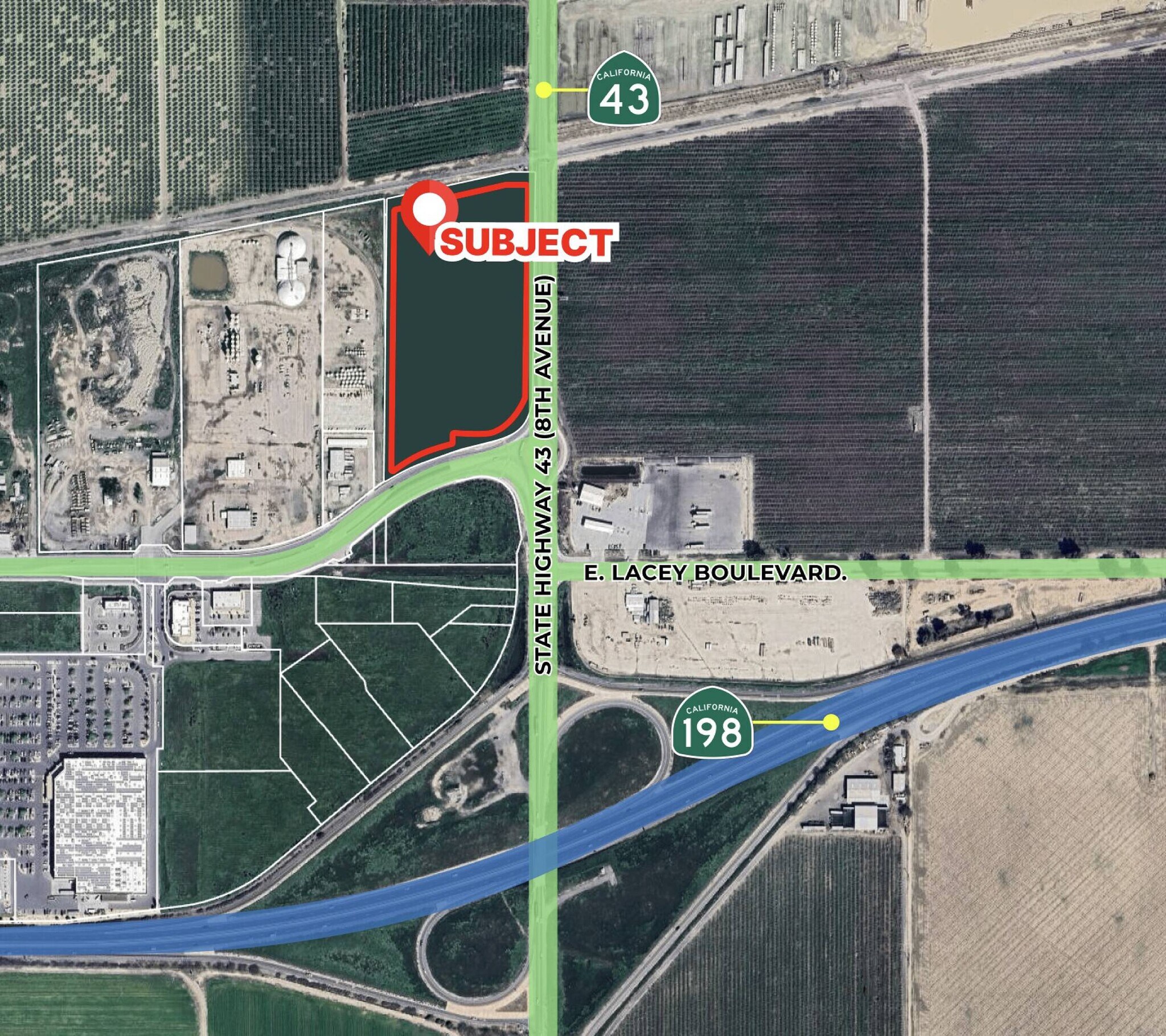 NWC Lacey Blvd & Hwy 43, Hanford, CA for sale Building Photo- Image 1 of 7