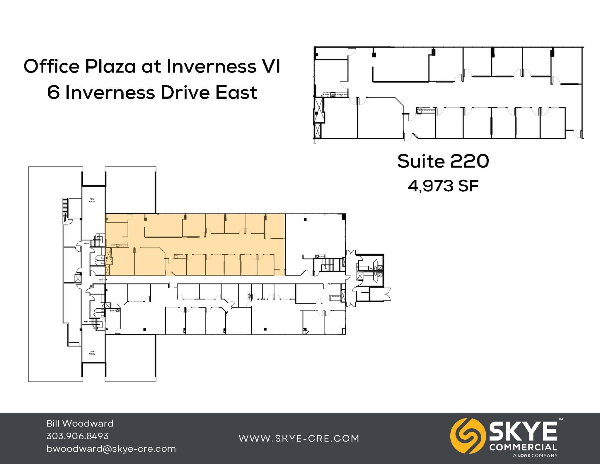 6 Inverness Ct E, Englewood, CO à louer Plan d’étage- Image 1 de 1