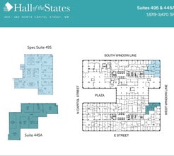 400-444 N Capitol St NW, Washington, DC à louer Plan d’étage- Image 1 de 1