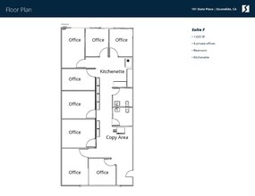 101-109 State Pl, Escondido, CA à louer Plan d’étage- Image 1 de 1