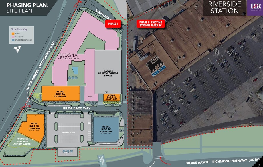 13408 Richmond Hwy, Woodbridge, VA for lease - Site Plan - Image 2 of 2