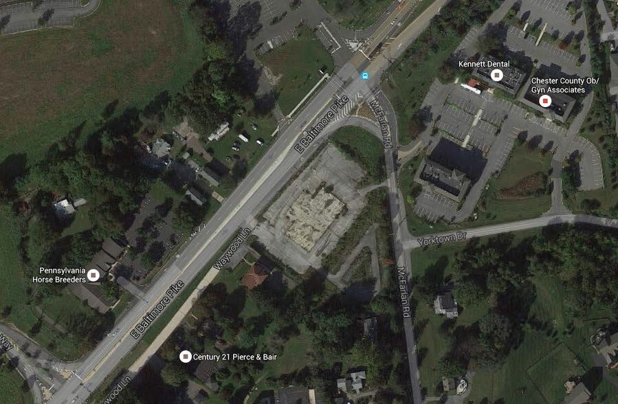 718 E Baltimore Pike, Kennett Square, PA à louer - Aérien - Image 2 de 4