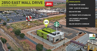 Plus de détails pour 2800 E Mall Dr, Saint George, UT - Vente au détail à louer