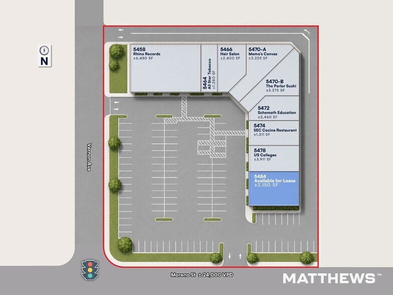 5454-5484 Moreno St, Montclair, CA à louer - Photo du bâtiment - Image 3 de 4