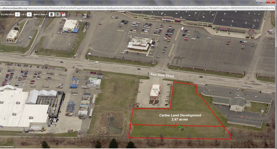 993 E State St, Athens, OH for sale - Aerial - Image 3 of 4