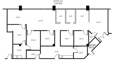 6320 Southwest Blvd, Fort Worth, TX à louer Plan d’étage- Image 1 de 1