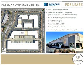 2875 E Patrick Ln, Las Vegas, NV à louer Plan de site- Image 2 de 4