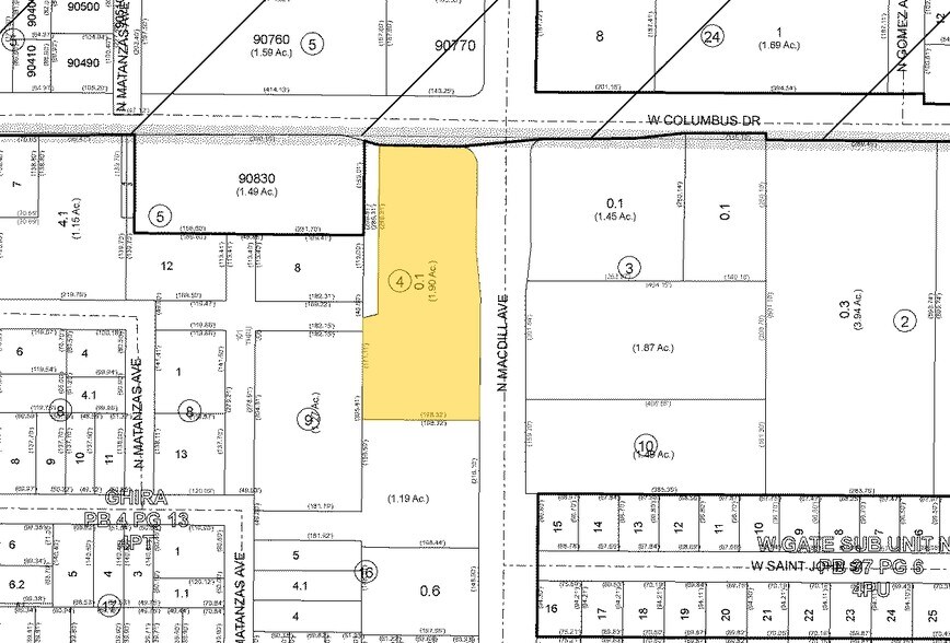 2800 N Macdill Ave, Tampa, FL à louer - Plan cadastral - Image 2 de 16