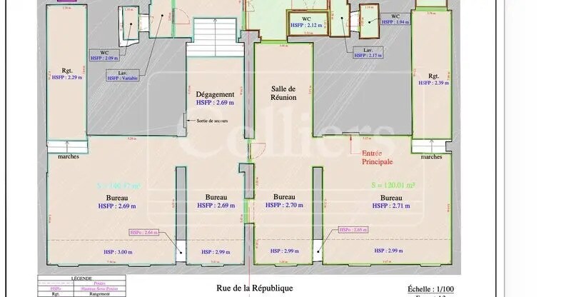 34 Rue De La Republique, Marseille à louer - Plan d’étage - Image 3 de 3